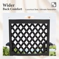 thumbnail image 5 of SUMMIT LIVING 3-Piece Metal Patio Bistro Set Outdoor Accent Furniture for Yard, Porch and Garden, Black, 5 of 10