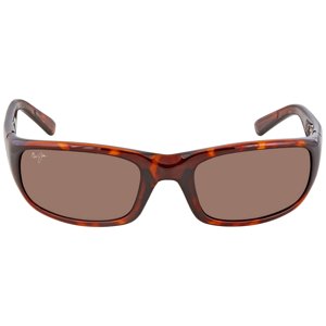 Maui Jim Men s Polarized Stingray H103-10 Brown Wrap Sunglasses