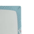 thumbnail image 2 of Ambesonne Nature Fitted Sheet, Gardening Lotus Flower, Twin XL Size, Pink Pale Blue, 2 of 2