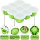 thumbnail image 4 of Frozen Baby Food Storage, Silicone Baby Food Freezer Storage Box, Food Storage Container Freezer Tray with Lid, 9 x 70ml, Orange, 4 of 4