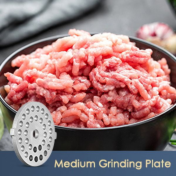 Electric Meat Grinder, Heavy Duty Meat Mincer, Sausage Stuffer Maker, Food Grinder with Sausage & Kubbe Kit, 2 Grinder Plates, Stainless Steel