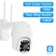 thumbnail image 4 of Cámara IP Irfora Cámara de seguridad de 2MP para exteriores, vista de 360 ° 1080P WiFi Cámara de vigilancia para el hogar con visión nocturna en color, audio bidireccional, detección de movimiento, a Irfora Cámara IP, 4 of 7