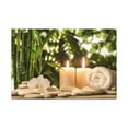 thumbnail image 3 of Green Bamboo Leaves Forest Floral Nature Photography Canvas Wall Art for Home Decor Ready-to-Hang, 3 of 18