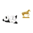 thumbnail image 1 of Reloj de pared,Reloj de pared Panda Decoración del hogar Lindo Creativo,Reloj de pared con forma de panda,moderno y resistente.,Estatuas de caballos,Estatuas de caballos Figura de caballo, 1 of 8