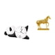 thumbnail image 1 of Reloj de pared,Reloj de pared Panda Decoración del hogar Lindo Creativo,Reloj de pared con forma de panda,moderno y resistente.,Estatuas de caballos,Estatuas de caballos Figura de caballo, 1 of 8
