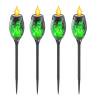 thumbnail image 2 of Lámpara La antorcha de la llama solar enciende la lámpara impermeable del paisaje del jardín del camino (4pcs) Ndcxsfigh Nuevos Originales, 2 of 9
