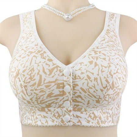 Black of Friday Deals!Clearance Staron Wireless Bras for Women Stretch No Underwire Bras Comfortable Front Closure Bras Wireless Daily Underwear Bra Comfy Bras