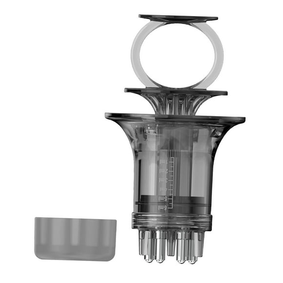 Peine de Aceite para El Cuero Cabelludo, Cepillo Líquido para Engrasar El Cabello, 6ml, Presione Suavemente La Botella de Aceite Multifuncional con Es negro para liquido