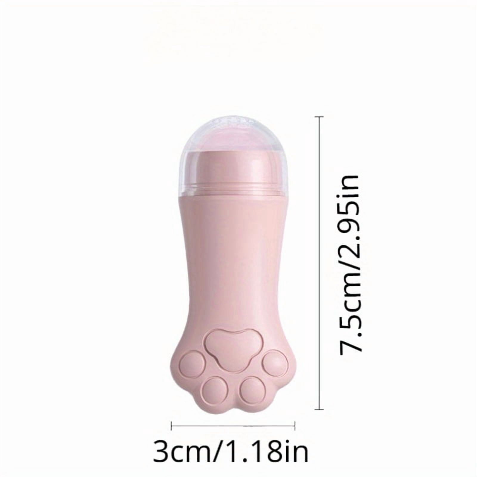 Oil-absorbing Volcanic Roller, Reusable Quartz Ball Facial Massager, Suitable for Facial Makeup Oil Control, Home or Travel Mini Massage Skincare Tool
