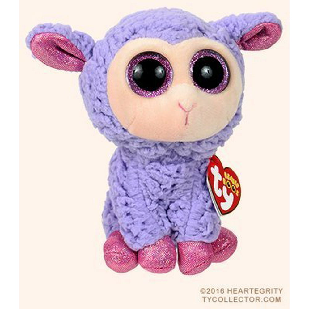 New TY Beanie Boos Cute Lavender the lamb Plush Toys 6 15cm Ty Plush Animals Big Eyes Eyed