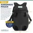 thumbnail image 3 of Katziela Kangaroo Pouch Pet Carrier - Breathable Mesh - Dog, Cat and Puppy Front Carrier (Medium) Pack 1, 3 of 7