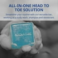 thumbnail image 4 of Alaskacube Barre de Savon pour le Corps au Menthol Rafraîchissant pour Douche et Bain, Effet Rafraîchissant, Mousse Riche pour le Corps (Lot de 3) / 3 % de Menthol / Gel Douche, Shampoing pour Hommes et Femmes, Ensemble Valeur, 4 of 8