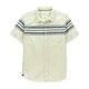 thumbnail image 1 of Aeropostale - Camisa con botones y rayas múltiples para hombre, color beige, talla mediana Aeropostale Botones al frente, 1 of 1
