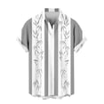 thumbnail image 3 of Stamzod Mens Hawaiian Shirt Casual Short Sleeve Button Down Men Summer Vintage Boho Beach Shirts 2026 Plus Size Men's Clothing White-1 XXL, 3 of 4