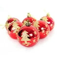 thumbnail image 1 of Bolas De Navidad Adornos Bolas Colgantes De Plástico Inastillables Para Decoraciones De Árboles De Navidad 6 Uds matsuzay HA044211-02, 1 of 6
