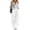 White, variant on Gytharion Jumpsuits for Women Solid Color Buttoned Wide-leg Overalls Casual Loose Jumpsuits