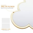 thumbnail image 6 of Mirror Decorative Mirrors for Wall Acrylic Nursery Aesthetic Room Wooden Child Baby, 6 of 6