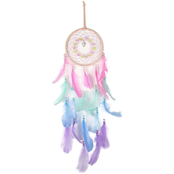 Austok Dream Catcher, Colorful Feather Dream Catchers Wall Decor, Dreamcatchers Gift for Girls Kids Women, for Wall Hanging Decor, Bedroom Kids, Home Decoration, Art Ornament Craft Gift