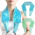 thumbnail image 1 of Visland Gel Bead Neck Ice Pack with Strap Reusable Neck Sprain Swelling Sports Injuries Cervical Spine Pain Relief Cold Hot Compress Long Ice Pack Wrap, 1 of 7