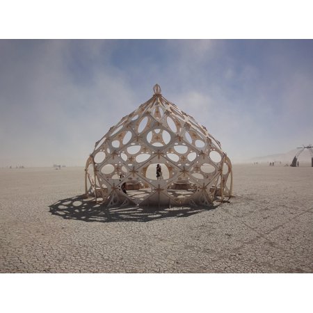 LAMINATED POSTER Dome Burning Man Dust Poster Print 24 x