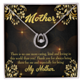 thumbnail image 1 of Mother Caring Kind Loving Lucky Horseshoe Necklace Message Card 14k w CZ Crystals, 1 of 7