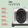 thumbnail image 2 of Tostador de 2 rebanadas Elite Platinum ECT-200X Acero inoxidable, 2 of 6
