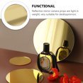 thumbnail image 3 of Weiweiguan 1pc Practical Acrylic Mirror Reflection Board Photo Props Background 14cm, 3 of 6