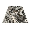 thumbnail image 3 of LaDole Rugs 3x10 ft Modern Earth Abstract Area Runner Rug | Contemporary Long Carpet For Hallway, Kitchen, Entry Way, Indoor Floor Décor | Grey Ivory, 3 of 5