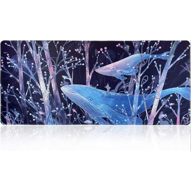 Whale pattern Extended Large Gaming Mouse Pad - Walmart.com