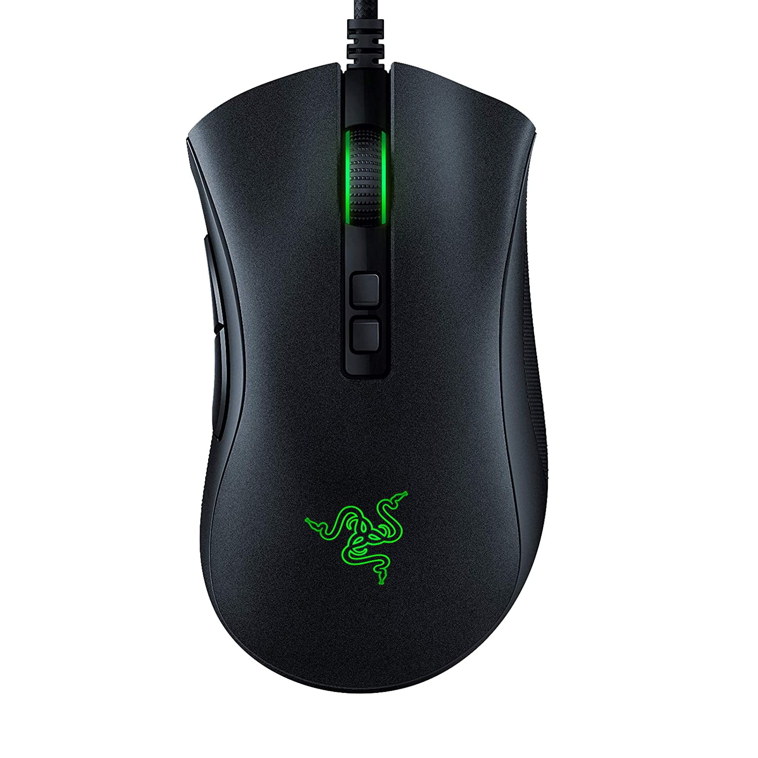 Razer DeathAdder v2 Gaming Mouse: 20K DPI Optical Sensor - Fastest Gaming Mouse Switch - Chroma RGB Lighting - 8 Programmable Buttons - Rubberized Side Grips - Classic Black