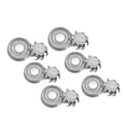 thumbnail image 1 of Lames de Rasoir Électrique de Rechange pour Hommes, Tondeuse Nasale, Tondeuse des Tempes, Rasage Électrique, 6 x Lames de Rechange, Argent, 1 of 6