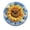 FFclock041, variant on ZXCXRQFa Silent Clocks Watercolor Baby Elephant Flowers Silent Wall Clock Round - Non-Ticking Desk Clock Battery Operated Quiet Decorative for Living Room Home Office School Kitchen (10In)