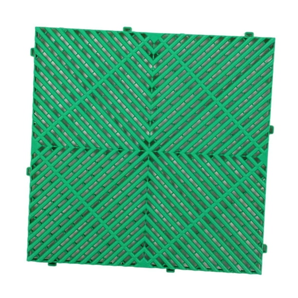 Baldosas de drenaje entrelazadas para pisos, garajes interiores, terrazas de piscinas y cobertizos. Verde