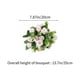 thumbnail image 3 of Ramo de Flores Artificiales Yasi Roses - 35 Cm (13,7 Pulgadas) Flores de Plástico Artificiales Rojas, Rosas y Naranjas para Decoración Del Hogar, Sala de Estar y Bodas | 1 Unidad, 3 of 6