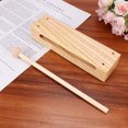 thumbnail image 2 of EeaseCA Wood Block Musical Instrument with Mallet Solid Hardwood Percussion Rhythm Blocks, 2 of 7