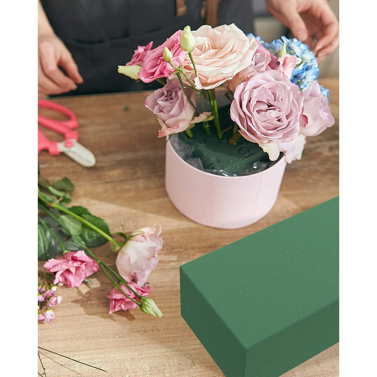 8 Pack Floral Foam Round Bowls DIY Flower Arrangement Kit Green Round Wet Floral  Foam Blocks for Wedding Decor - AliExpress