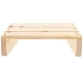 thumbnail image 1 of SHISUYAN 1pc Office Desk Bathroom Foot Rest Bench Tilted Wooden Foot Rest Stool, 1 of 9