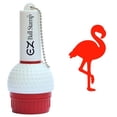 thumbnail image 1 of ProMarking EZBallStamp Golf Ball Stamp Marker (Red Flamingo), 1 of 2