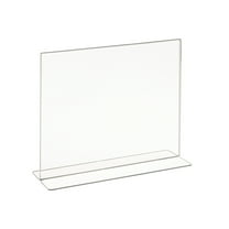 8 1/2 in. H x 11 in. W Acrylic Double-Sided Counter Top Sign Holder (Pack of 24)