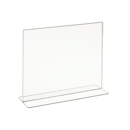 8 1/2 in. H x 11 in. W Acrylic Double-Sided Counter Top Sign Holder (Pack of 24)