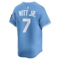 thumbnail image 3 of Men's Nike Bobby Witt Jr. Light Blue Kansas City Royals Alternate Limited Player Jersey, 3 of 3