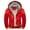 Red, variant on Quinlirra Mens Jacket Mens Hoodie Winter Warm Villus Zipper Sweater Jacket Outwear Coat