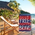 thumbnail image 6 of 4th of July Home of The Free Because of The Brave Decorative Independence Day American Patriotic Garden Flag 12.5x18 inch, 6 of 6