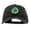 Black, variant on Green Dinosaur Egg Heat Transfer Unstructured Cotton Cap - Kelly Green OSFM
