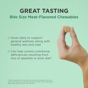 Pet-Tabs Dog Multivitamin 60 Count Chewable Tablets 17 Vitamins Liver Flavor