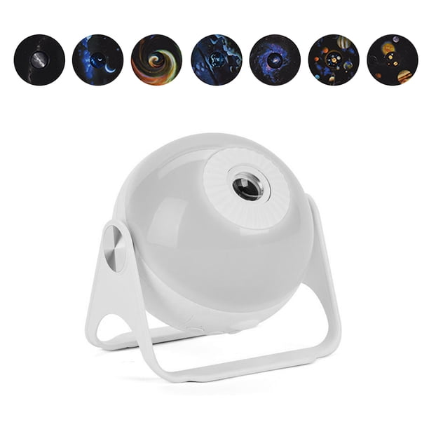 Proyector de luz Galaxy Projector Moon lamp-Baby Night Light Star Planetarium Projector 7 en 1 Proyección de constelación con planetas Nebulae Moon para dormitorio-Night Light Projector para niños Hab Eccomum Proyector de luz