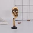 thumbnail image 2 of 10xEstatuilla De Escultura De Estatua Para El Hogar Decoración De Librería Moderna Gold Sunnimix Estatuilla de pensador, 2 of 7