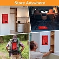 thumbnail image 5 of 2PCS Emergency Fire Blanket, Fire Blanket, Fire Suppression Blanket for Kitchen, Grill, Fireplace (39.4Inch X 39.4Inch), 5 of 5