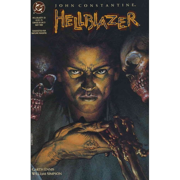 Hellblazer #53 VF ; DC Comic Book