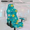 thumbnail image 7 of Xoenoiee Starfish Conch Pattern Gaming Chair Covers Slipcovers with Armrest Covers, Stretch Game Computer Office Desk Chair Cover Protector, Soft Fabric Rotating Armchair Covers, Without Chair, 7 of 7